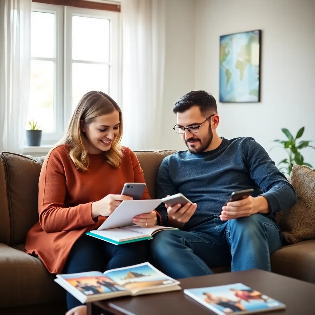 Vergelijking van de 5 beste vakantiebudget apps op smartphone schermen